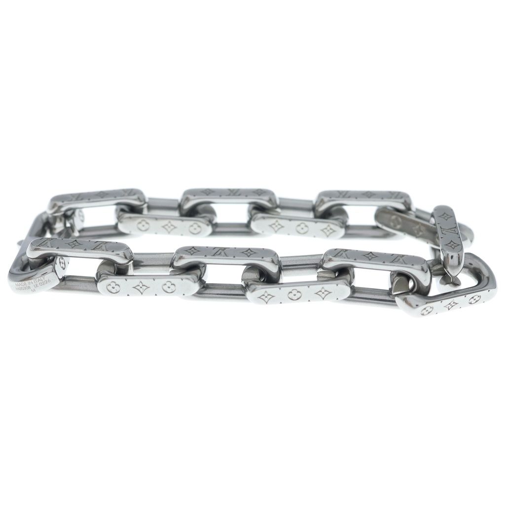 Louis Vuitton Monogram Collier Chain Bracelet Silver — view 3