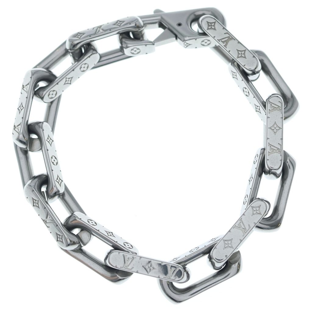 Louis Vuitton Monogram Collier Chain Bracelet Silver — view 2