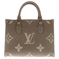 Louis Vuitton Monogram Empreinte On The Go PM Shoulder Bag Bicolor Tourtelle