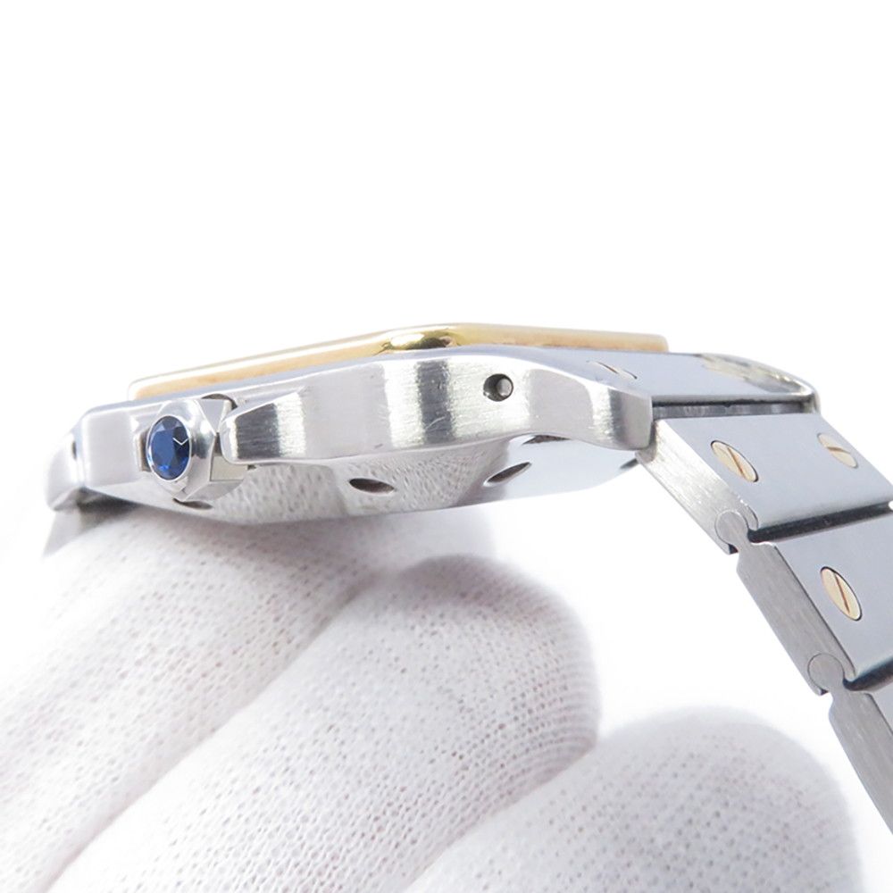 Cartier Santos Galbe LM Watch White Dial — view 9