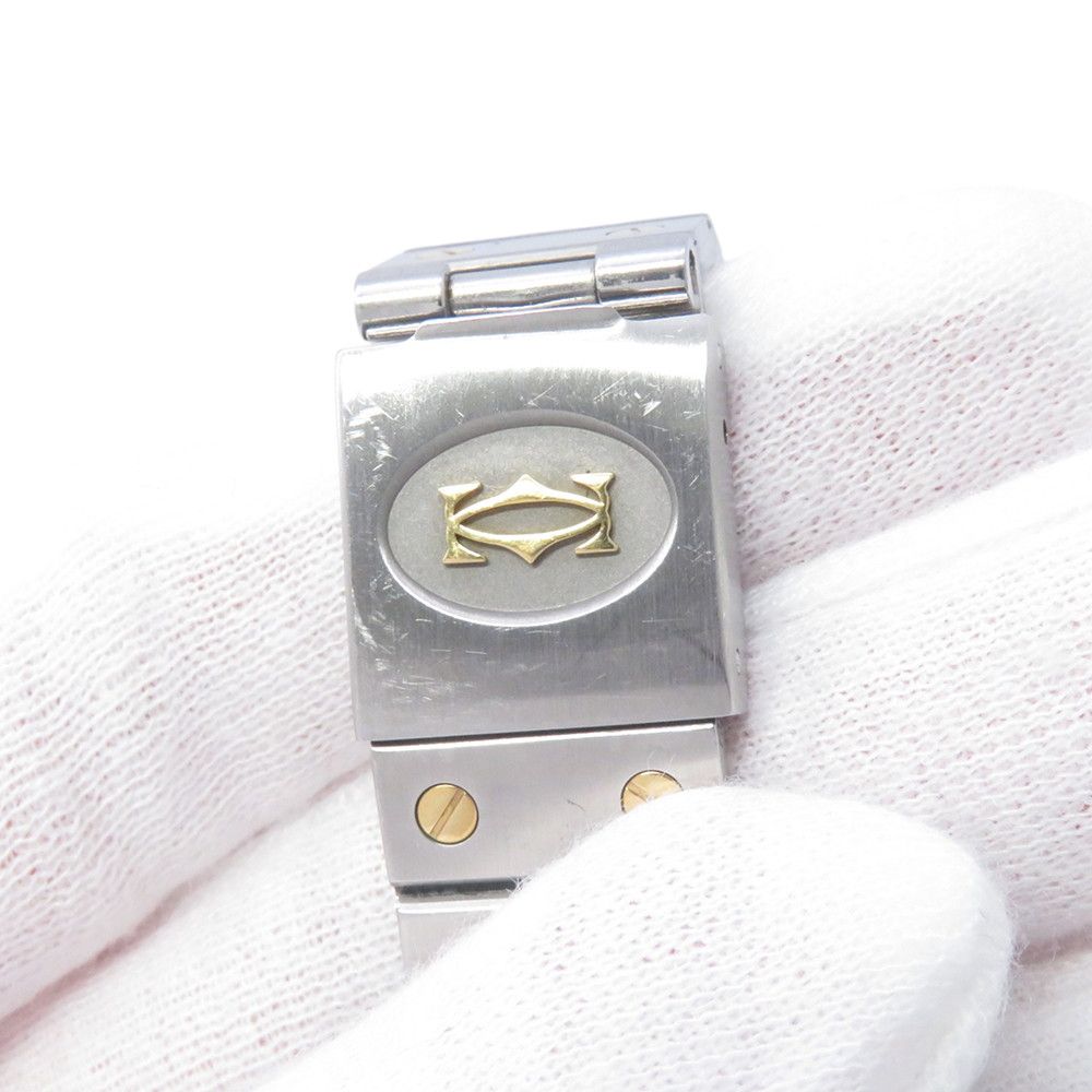 Cartier Santos Galbe LM Watch White Dial — view 8
