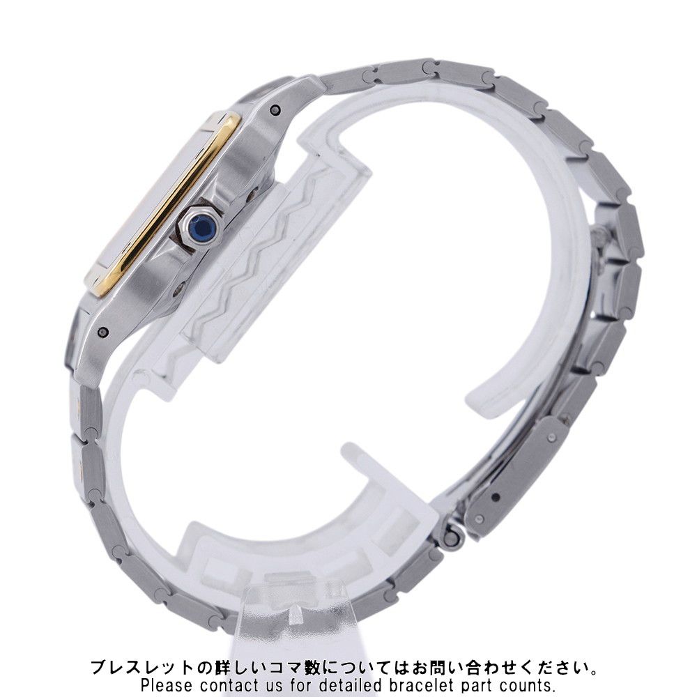 Cartier Santos Galbe LM Watch White Dial — view 2
