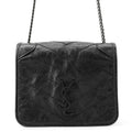 Saint Laurent Paris Chain Shoulder Bag Niki Black