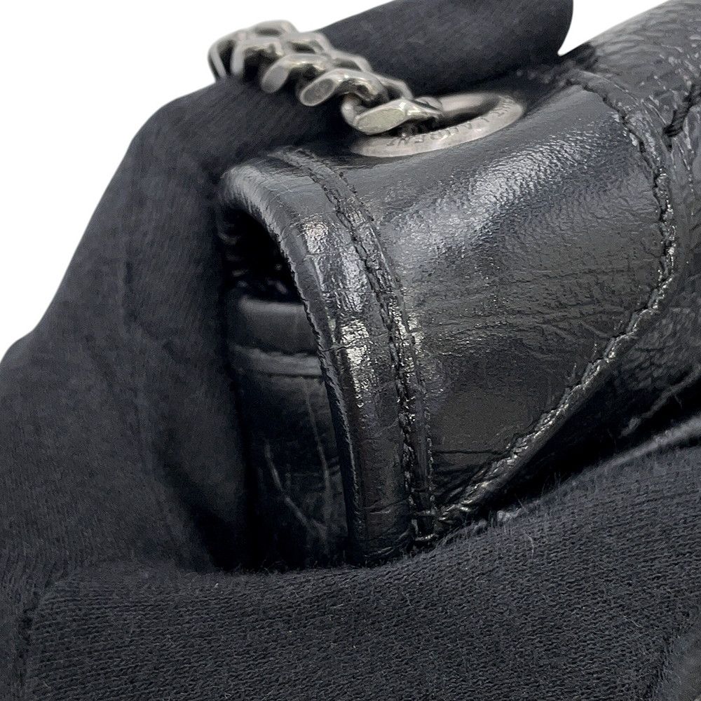 Saint Laurent Paris Chain Shoulder Bag Niki Black — view 8