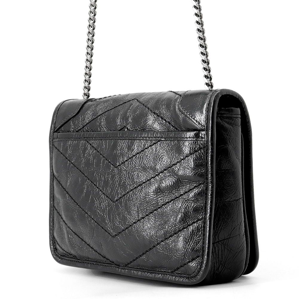 Saint Laurent Paris Chain Shoulder Bag Niki Black — view 2
