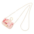 Fendi Charm Nano Baguette Canvas Handbag