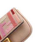 Fendi Charm Nano Baguette Canvas Handbag — view 7