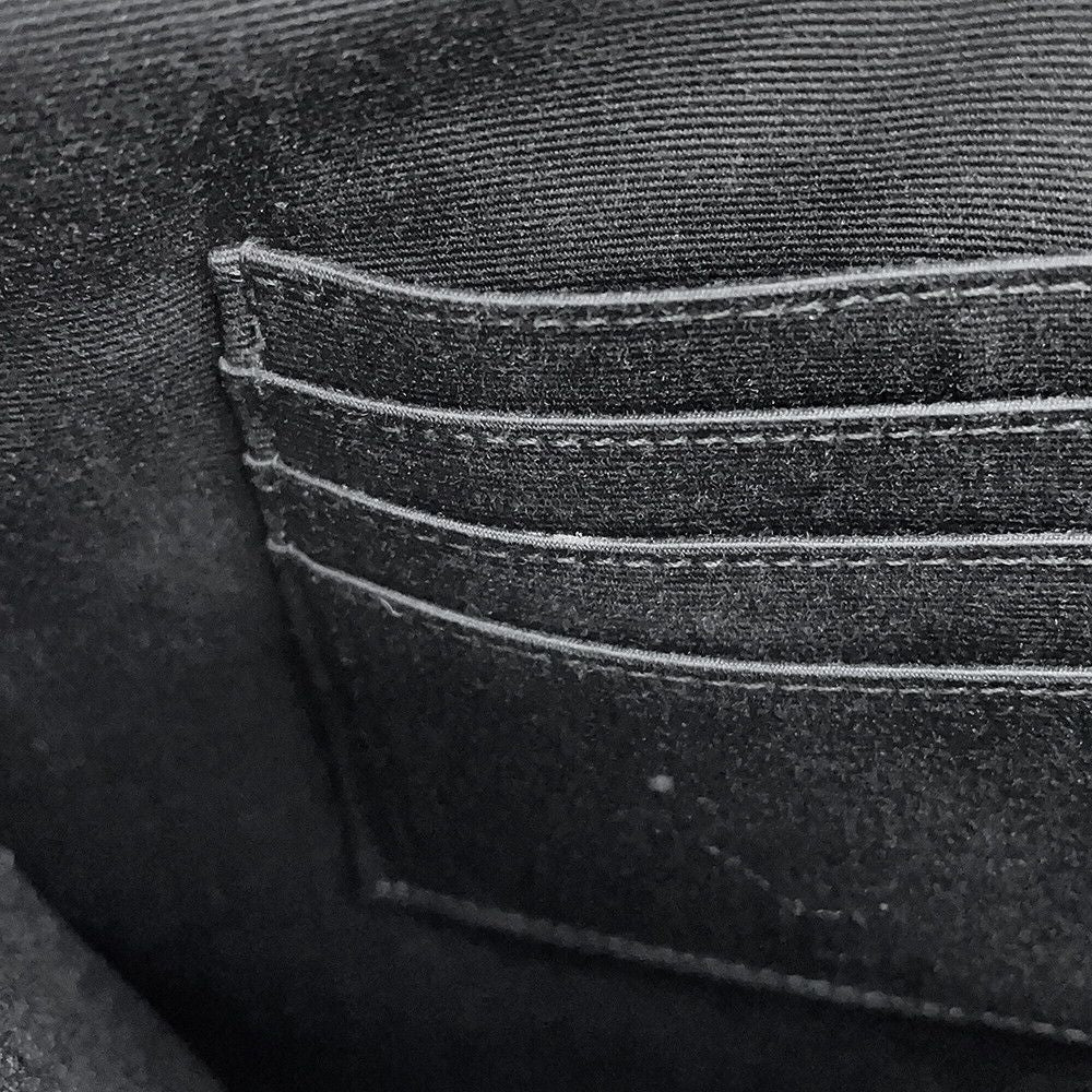 Saint Laurent Paris Clutch Mini Zip Tablet Sleeve Leather Black — view 8