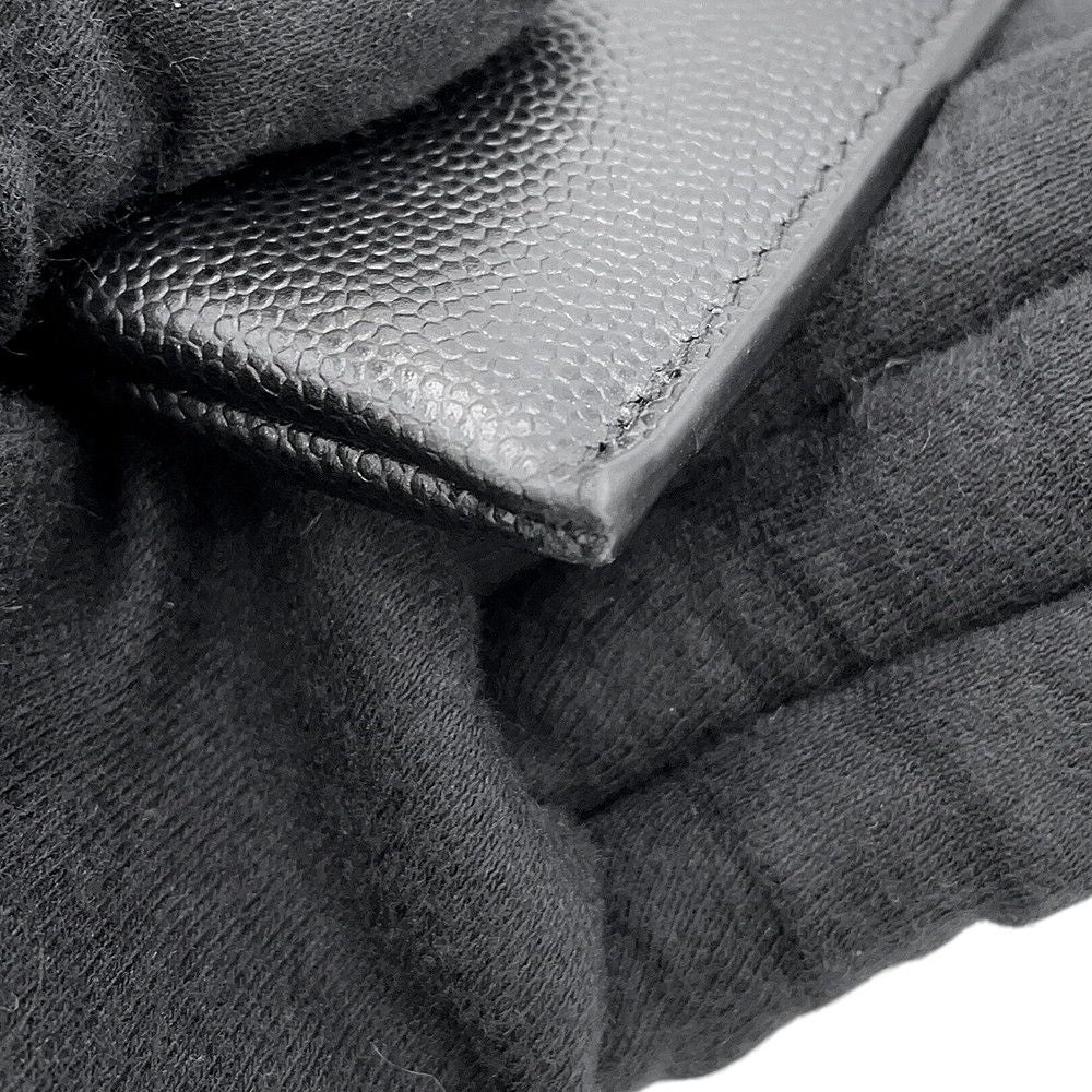 Saint Laurent Paris Clutch Mini Zip Tablet Sleeve Leather Black — view 6