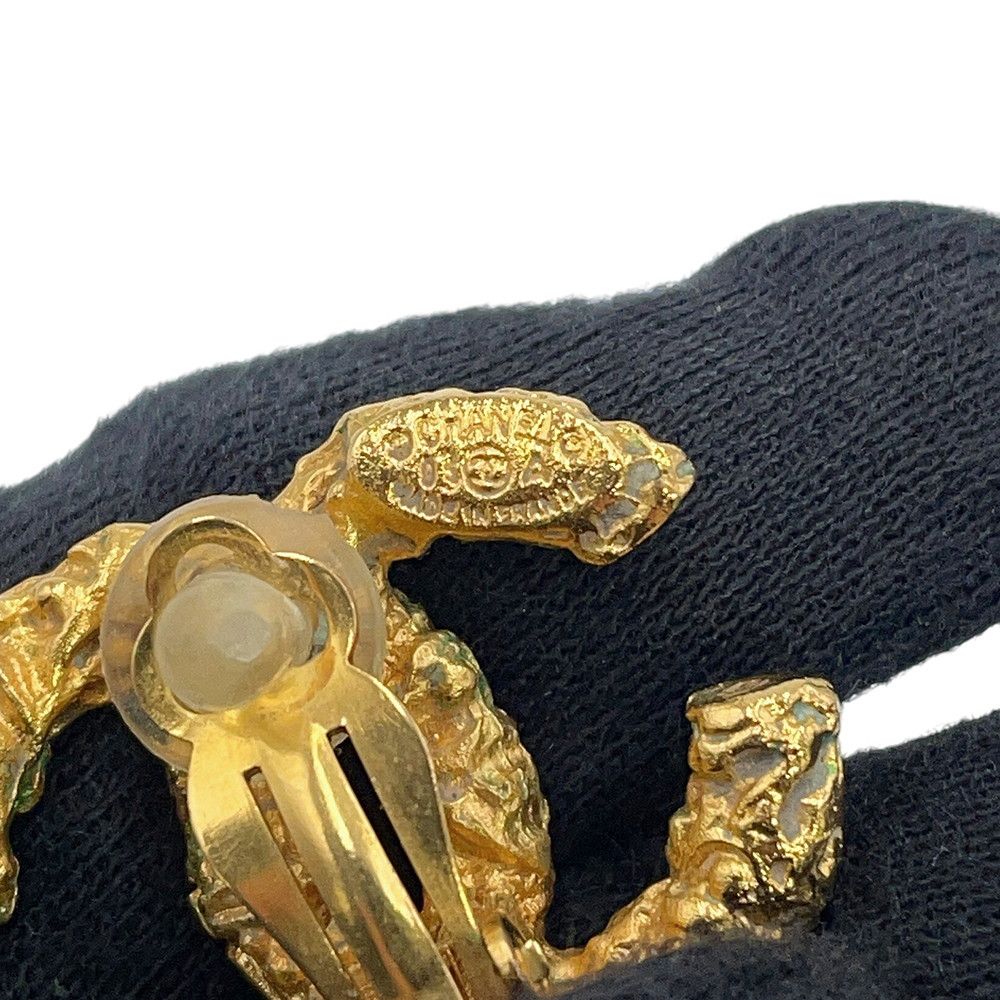 Chanel Earrings CC Logo Fringe — view 8