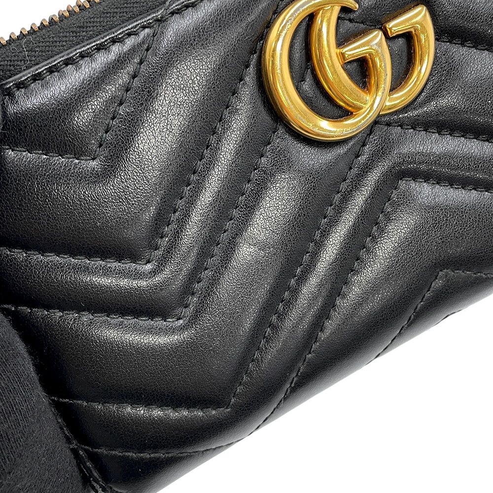 Gucci Wallet GG Marmont Zip Around Quilted — view 5