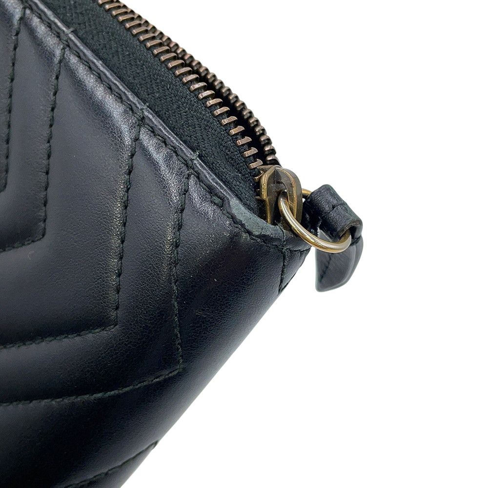 Gucci Wallet GG Marmont Zip Around Quilted — view 6