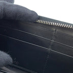 Gucci Wallet Guccissima Zip Around Leather Black — view 8