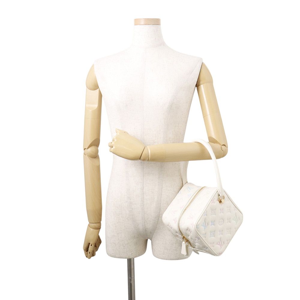 Louis Vuitton Handbag Monogram Embossed Square Bag 2-Way — view 4