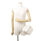 Louis Vuitton Handbag Monogram Embossed Square Bag 2-Way — view 4