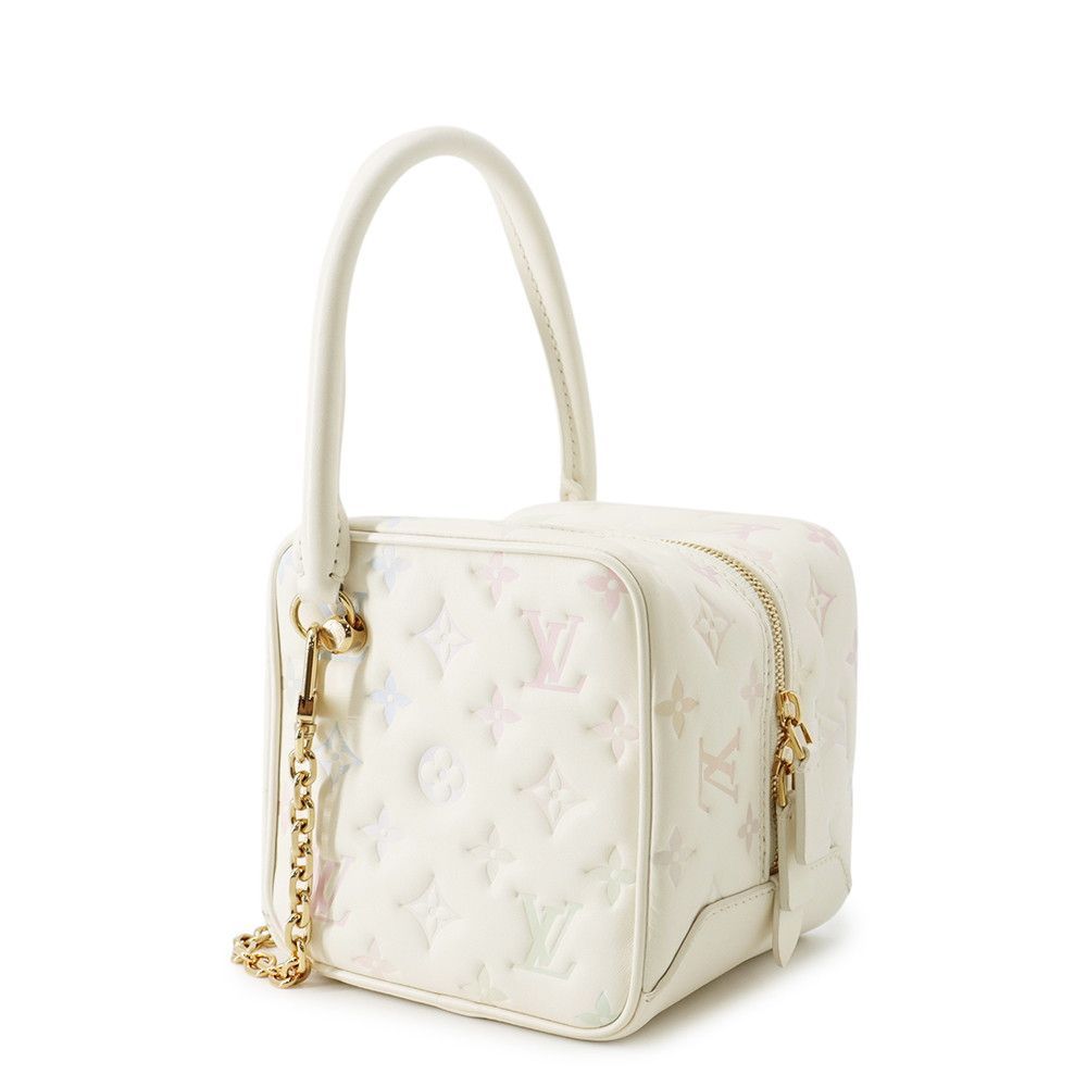 Louis Vuitton Handbag Monogram Embossed Square Bag 2-Way — view 2