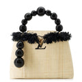 Louis Vuitton Handbag Raffia Capucines Jean Michel Othoniel Arty Collection