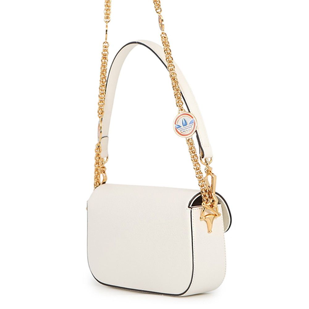 Gucci Chain Shoulder Bag Adidas Collaboration Horsebit Small 2-Way White Black — view 2