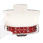 Gucci Chain Shoulder Bag Adidas Collaboration Horsebit Small 2-Way White Black — view 6