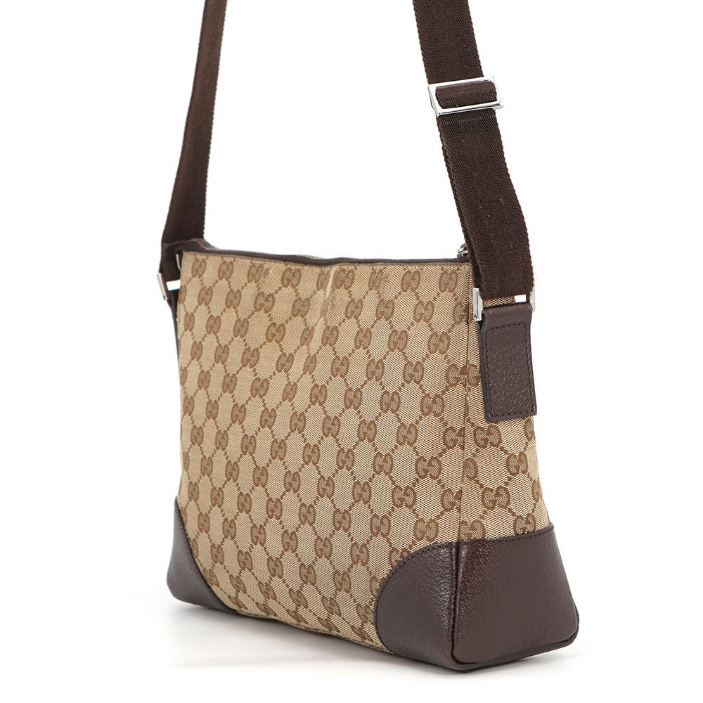 Gucci Shoulder Bag GG Canvas Leather — view 2