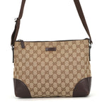Gucci Shoulder Bag GG Canvas Leather