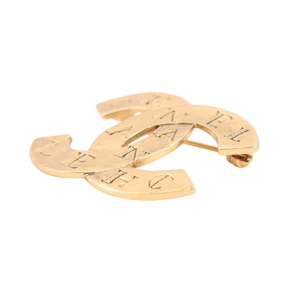 Chanel Brooch CC Logo 99 a — view 2