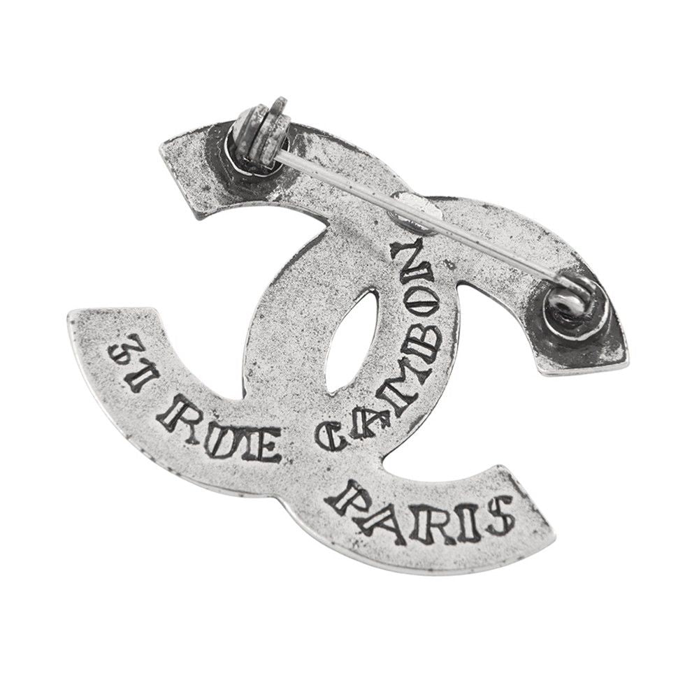 Chanel Brooch CC Logo 99 a — view 3
