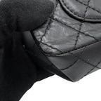 Chanel Chain Shoulder Bag Quilted 2.55 Mini Aged Calf Leather Black — view 7