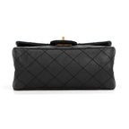 Chanel Chain Shoulder Bag Quilted 2.55 Mini Aged Calf Leather Black — view 3