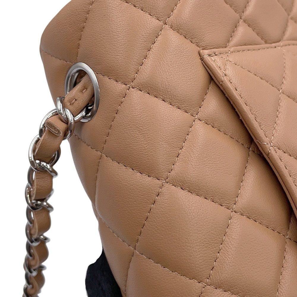 Chanel Chain Shoulder Bag Mini Quilted CC Logo Lambskin — view 6