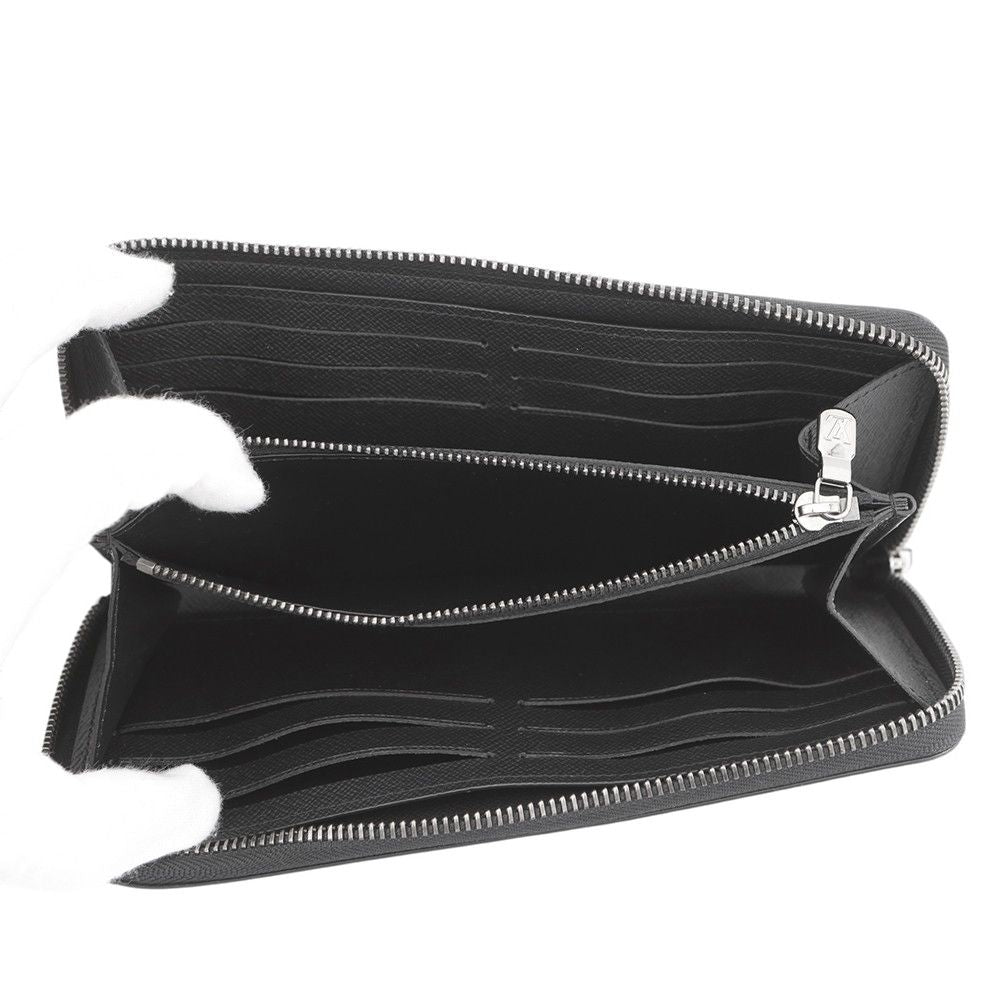 Louis Vuitton Wallet Monogram Eclipse Zippy Horizontal Black — view 4
