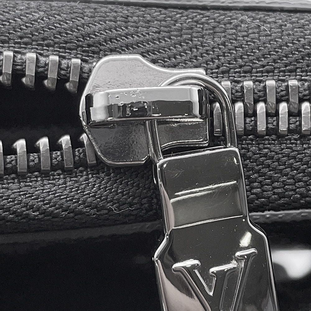 Louis Vuitton Wallet Monogram Eclipse Zippy Horizontal Black — view 5