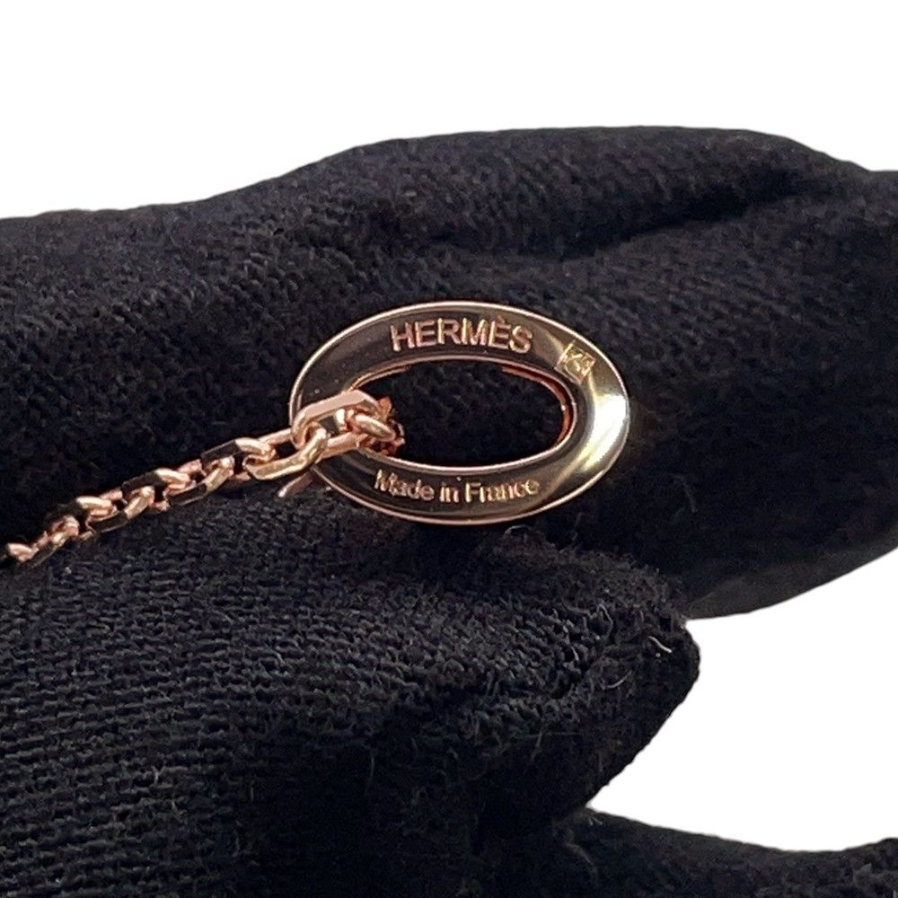 Hermes Necklace Pop Rose Dragee Pink Gold — view 6