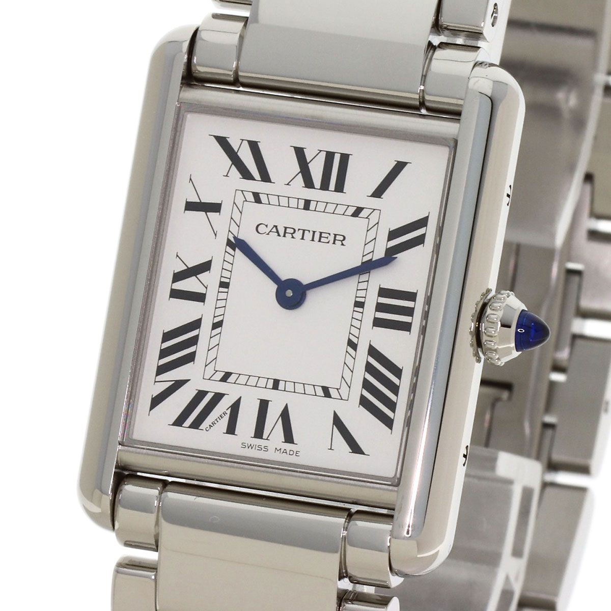 Cartier Must Tank LM Watch SS — view 3
