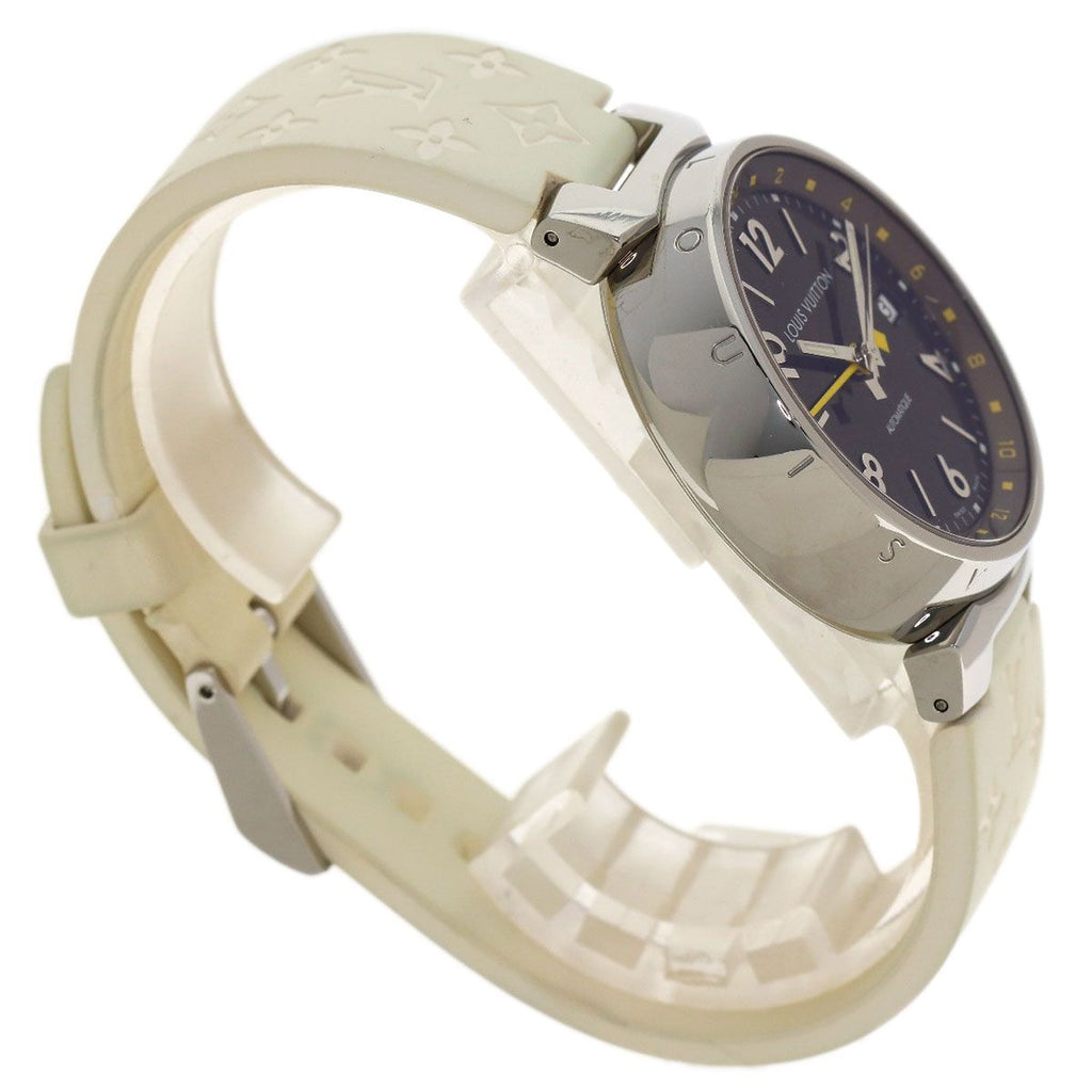 Louis Vuitton Tambour GMT Watch SS Rubber — view 2