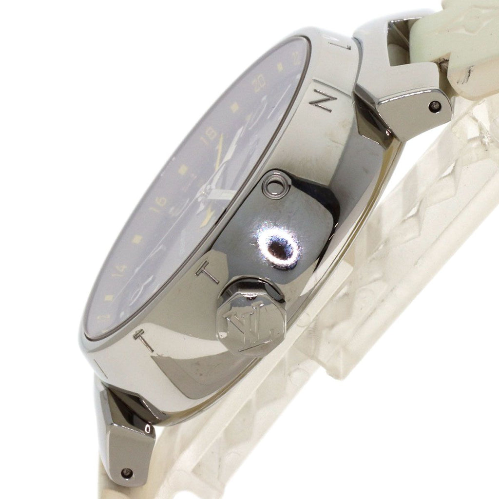 Louis Vuitton Tambour GMT Watch SS Rubber — view 5