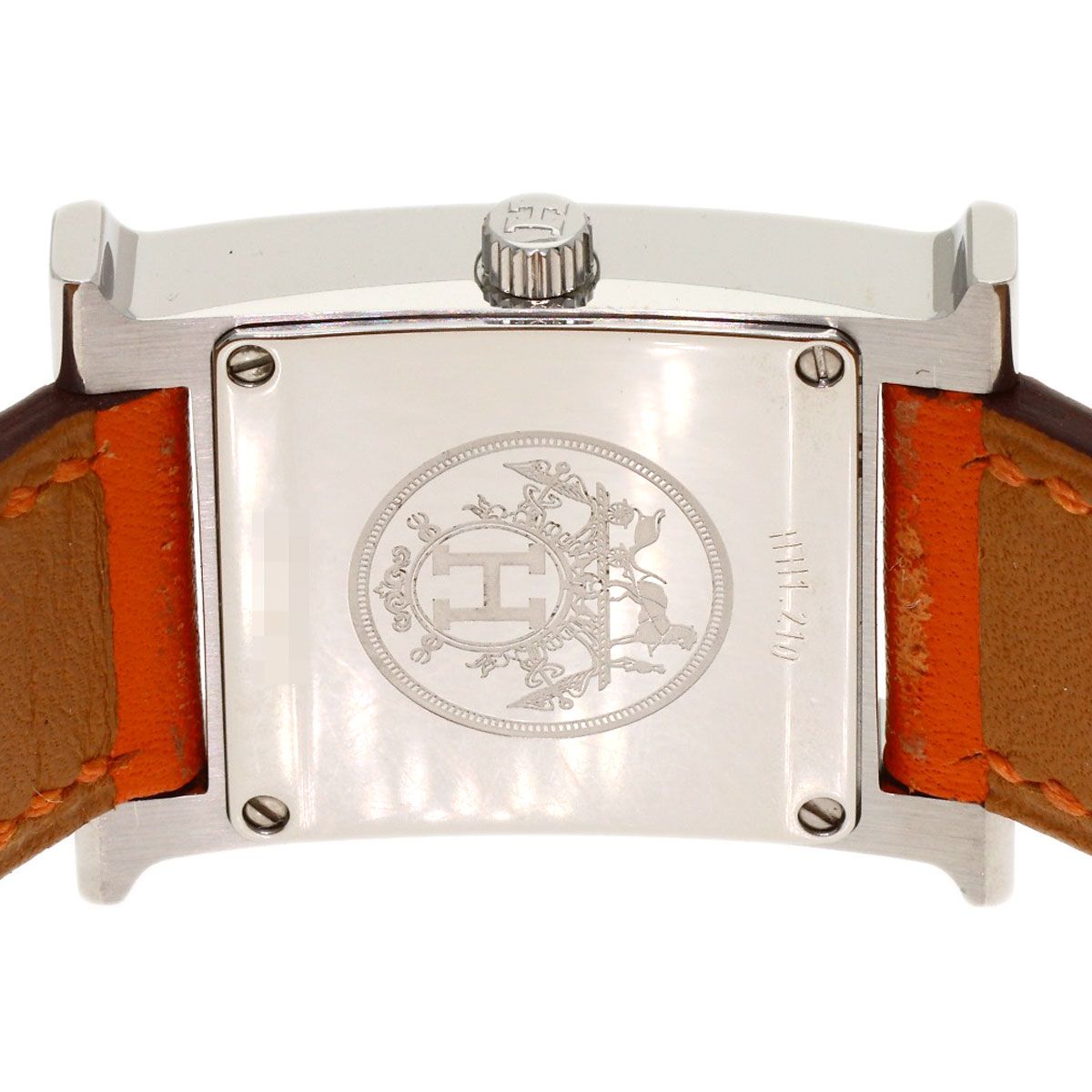 Hermes Watch SS Leather — view 6
