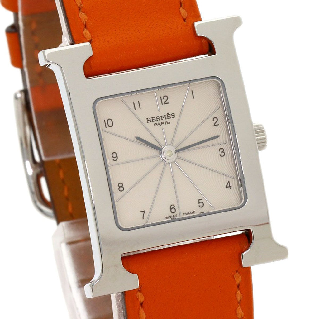 Hermes Watch SS Leather — view 4