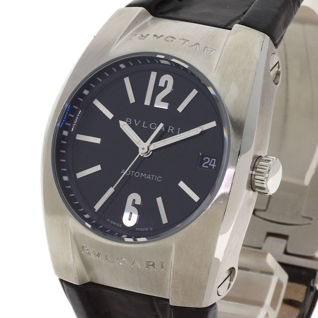 Bvlgari Ergon Watch SS Leather — view 3