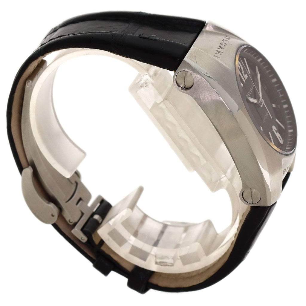 Bvlgari Ergon Watch SS Leather — view 2