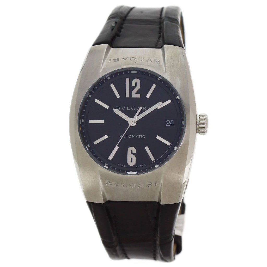 Bvlgari Ergon Watch SS Leather