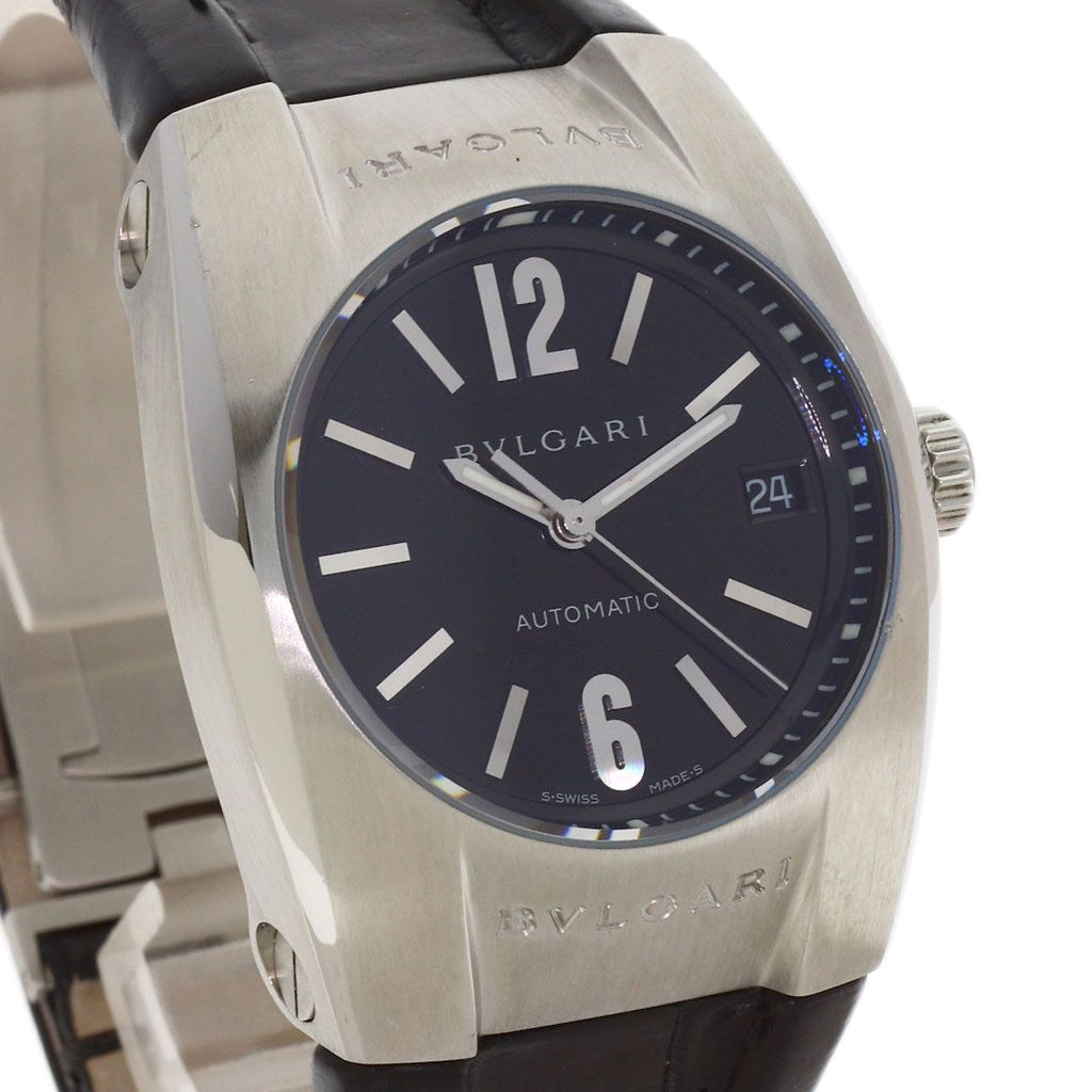 Bvlgari Ergon Watch SS Leather — view 4