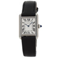 Cartier Must Tank SM Watch SS Leather
