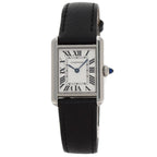 Cartier Must Tank SM Watch SS Leather