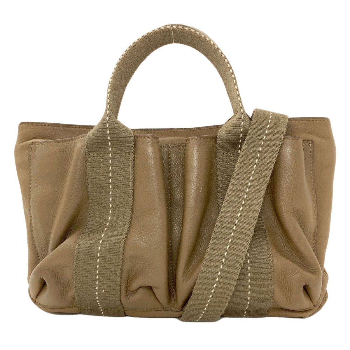 Hermes Caravan Horizontal PM Handbag Canvas Voderma