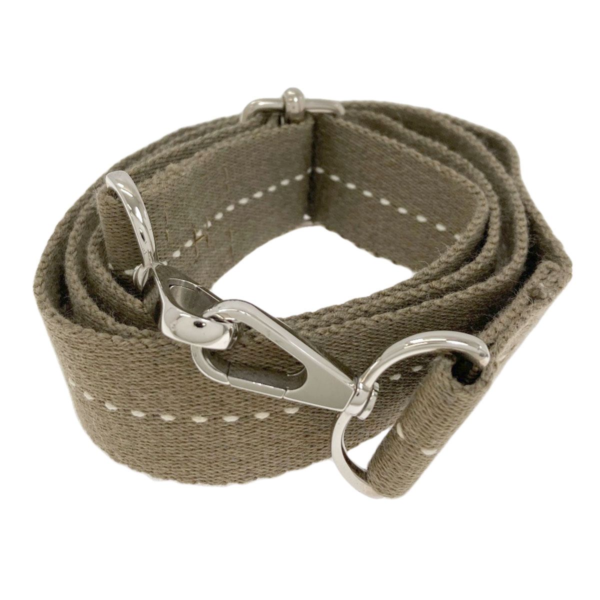 Hermes Caravan Horizontal PM Handbag Canvas Voderma — view 7