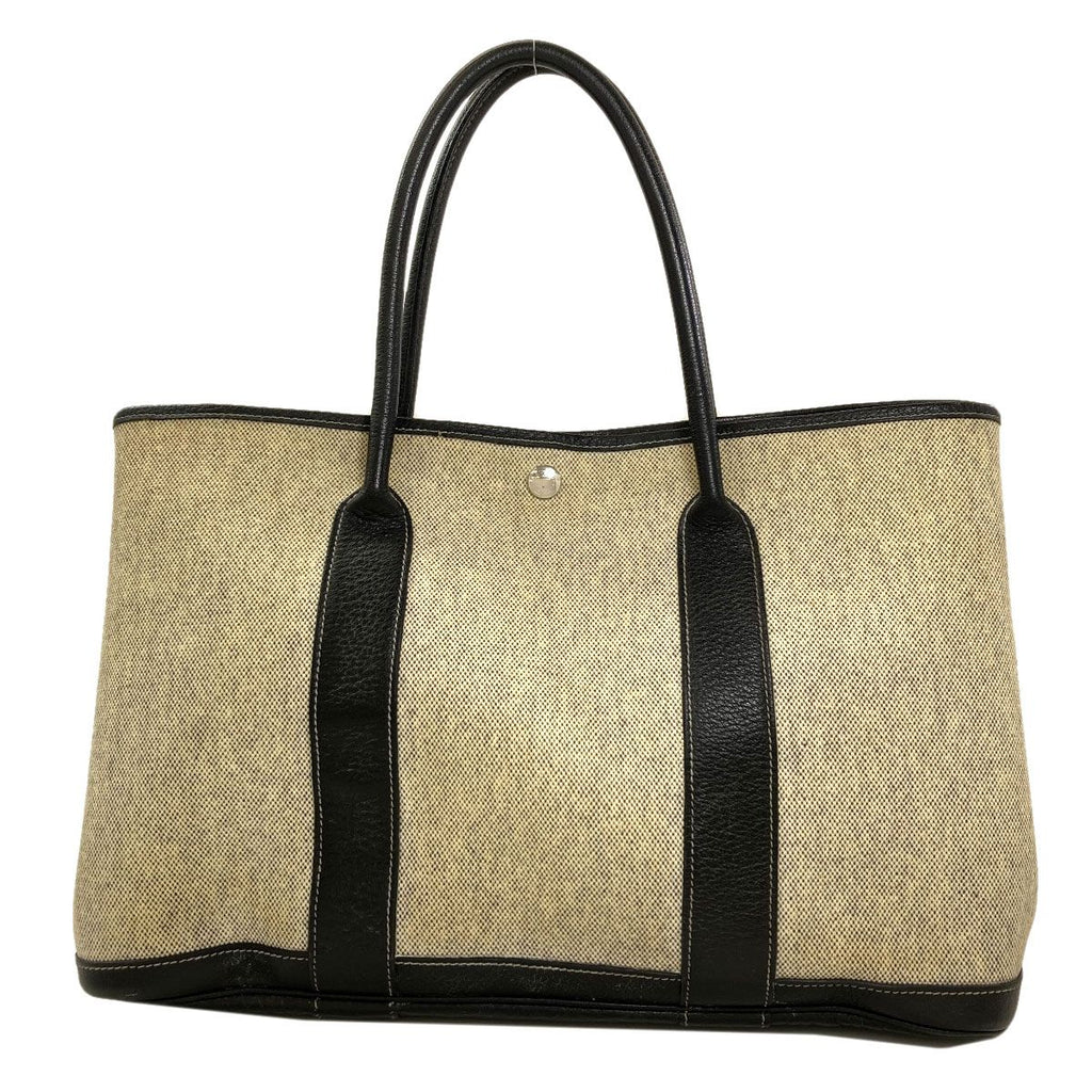 Hermes Garden Party PM Silver Handbag Toile — view 2