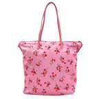Prada Flower Motif 2-Way Handbag Nylon — view 2