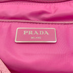 Prada Flower Motif 2-Way Handbag Nylon — view 6