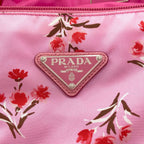 Prada Flower Motif 2-Way Handbag Nylon — view 7